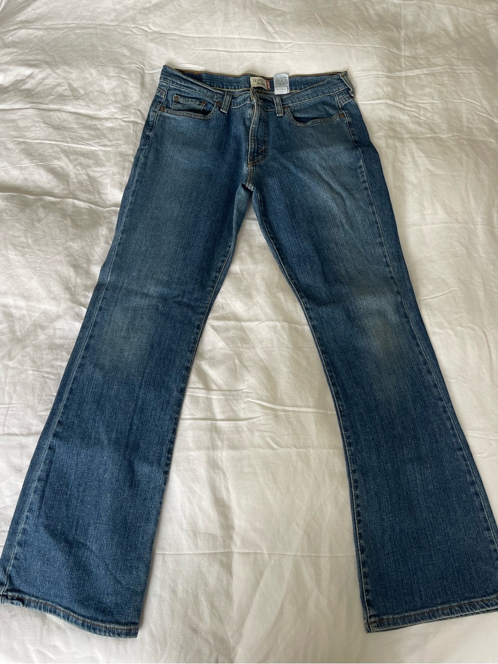 Vintage Levi’s Women's Blue Bootcut Jeans Size 10